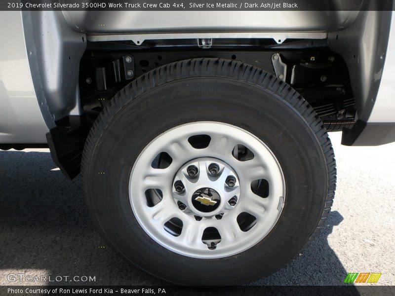 Silver Ice Metallic / Dark Ash/Jet Black 2019 Chevrolet Silverado 3500HD Work Truck Crew Cab 4x4