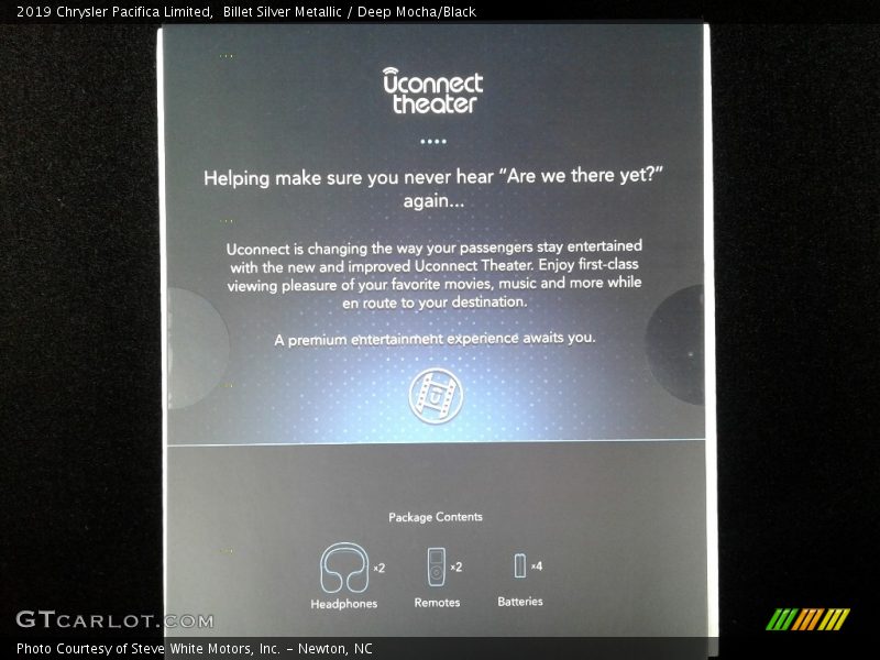 Entertainment System of 2019 Pacifica Limited