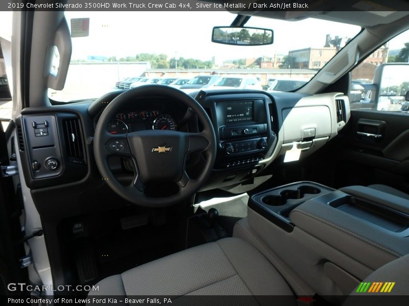 Silver Ice Metallic / Dark Ash/Jet Black 2019 Chevrolet Silverado 3500HD Work Truck Crew Cab 4x4