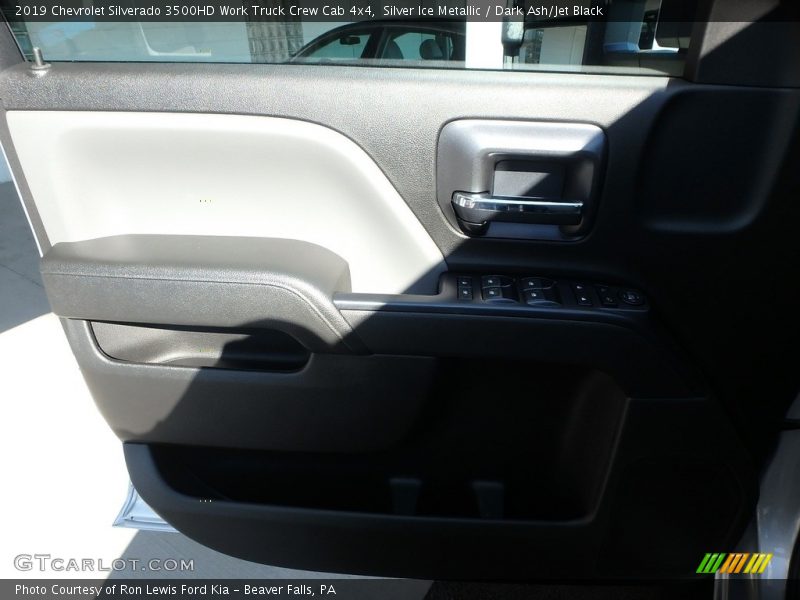 Silver Ice Metallic / Dark Ash/Jet Black 2019 Chevrolet Silverado 3500HD Work Truck Crew Cab 4x4