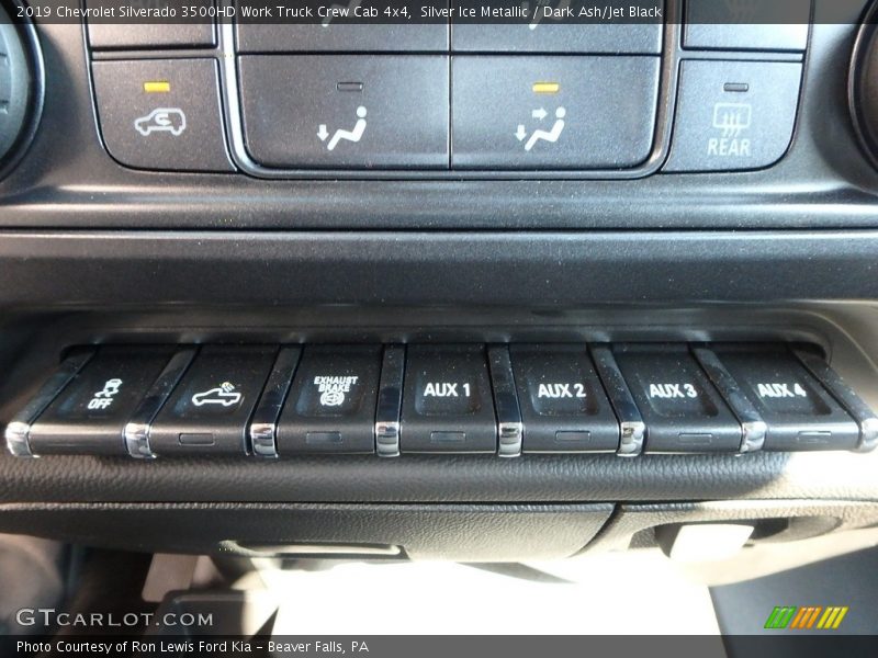 Silver Ice Metallic / Dark Ash/Jet Black 2019 Chevrolet Silverado 3500HD Work Truck Crew Cab 4x4