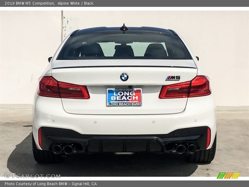 Alpine White / Black 2019 BMW M5 Competition