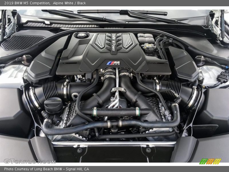  2019 M5 Competition Engine - 4.4 Liter M TwinPower Turbocharged DOHC 32-Valve VVT V8