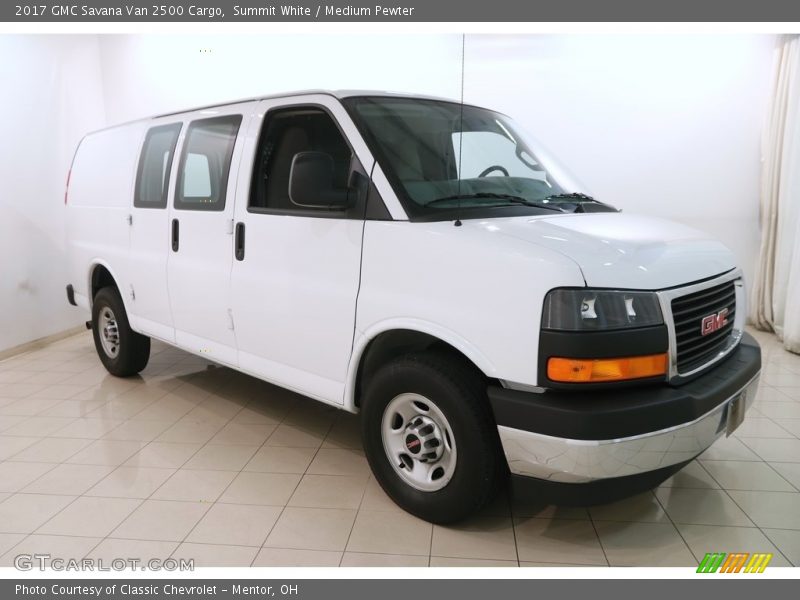 Summit White / Medium Pewter 2017 GMC Savana Van 2500 Cargo