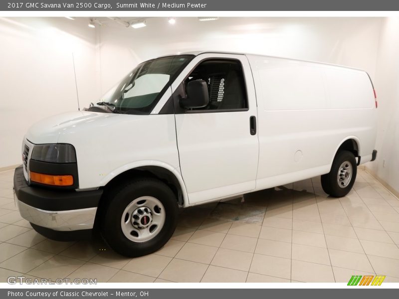 Summit White / Medium Pewter 2017 GMC Savana Van 2500 Cargo