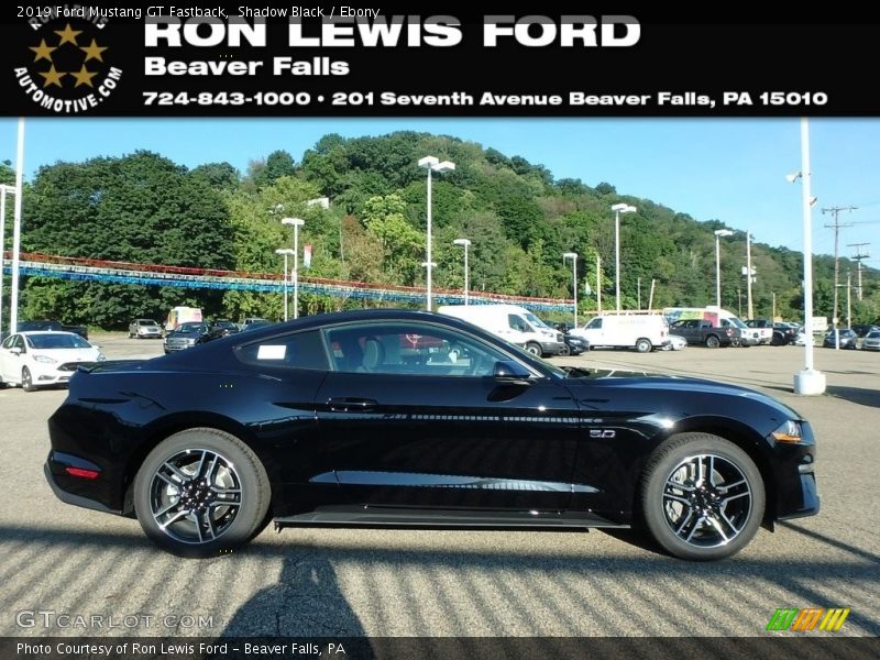Shadow Black / Ebony 2019 Ford Mustang GT Fastback