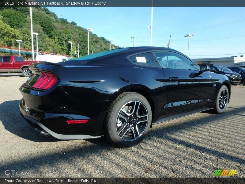 Shadow Black / Ebony 2019 Ford Mustang GT Fastback