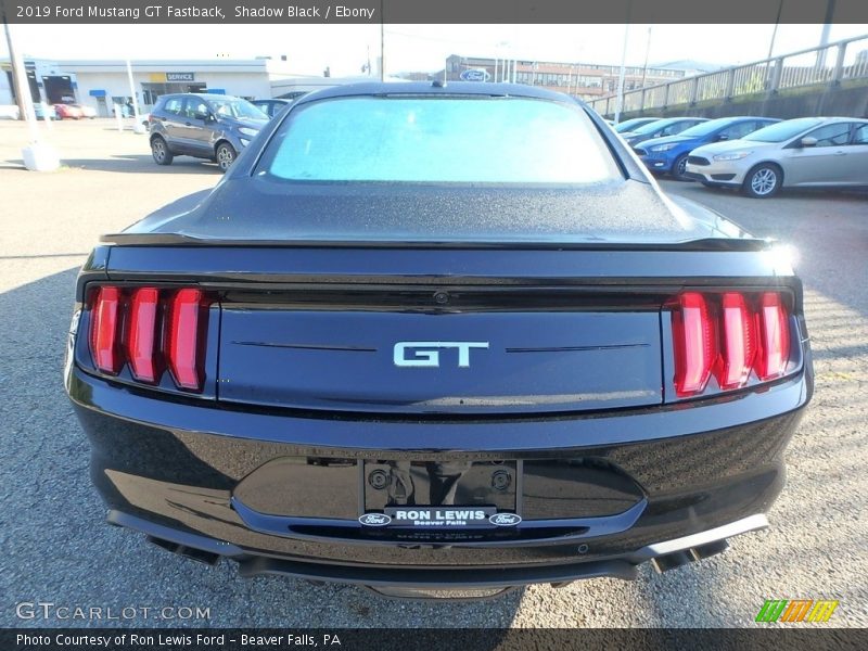 Shadow Black / Ebony 2019 Ford Mustang GT Fastback