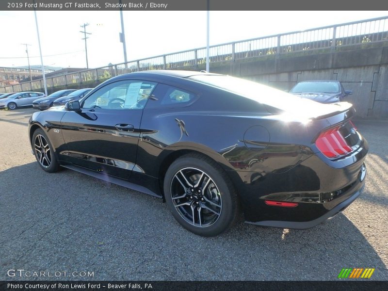 Shadow Black / Ebony 2019 Ford Mustang GT Fastback