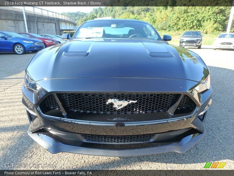 Shadow Black / Ebony 2019 Ford Mustang GT Fastback