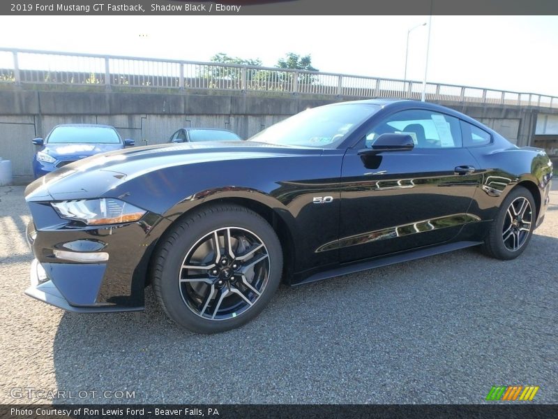 Shadow Black / Ebony 2019 Ford Mustang GT Fastback
