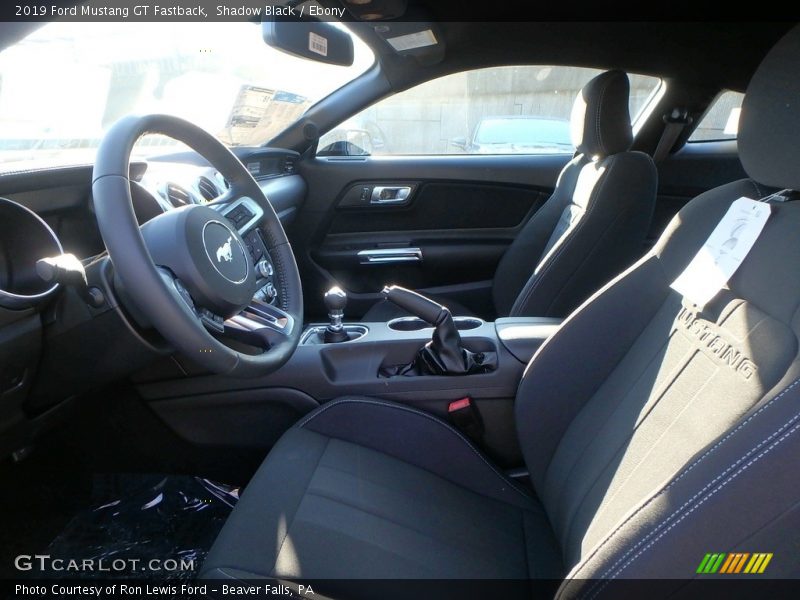 Shadow Black / Ebony 2019 Ford Mustang GT Fastback