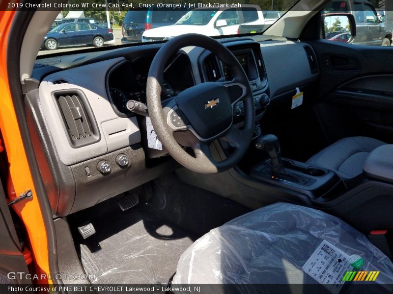 Crush (Orange) / Jet Black/Dark Ash 2019 Chevrolet Colorado WT Crew Cab 4x4