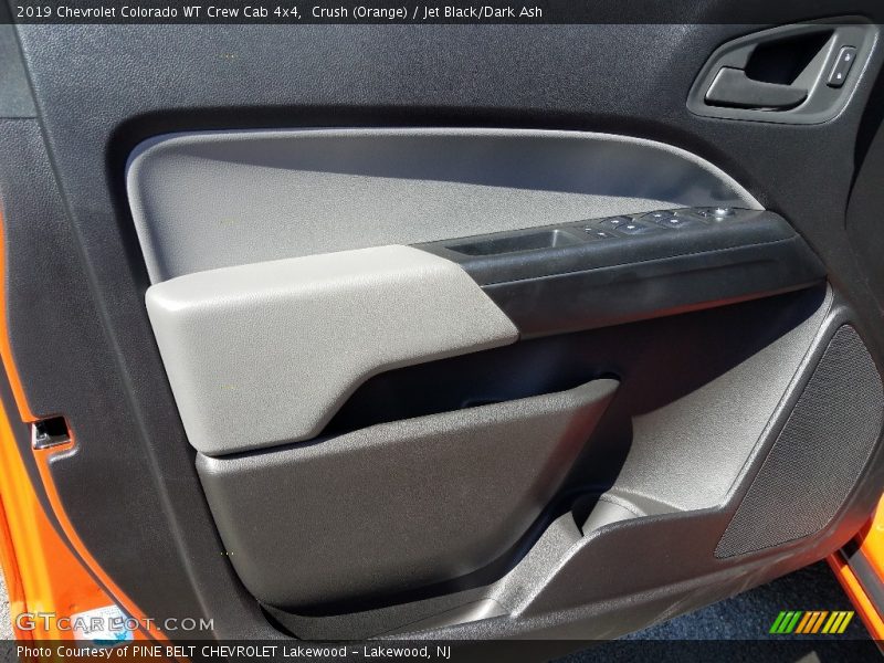 Crush (Orange) / Jet Black/Dark Ash 2019 Chevrolet Colorado WT Crew Cab 4x4