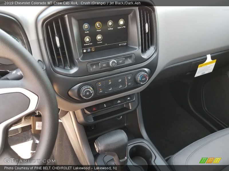 Crush (Orange) / Jet Black/Dark Ash 2019 Chevrolet Colorado WT Crew Cab 4x4