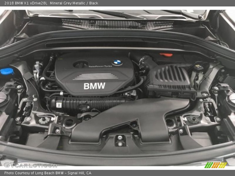 Mineral Grey Metallic / Black 2018 BMW X1 xDrive28i