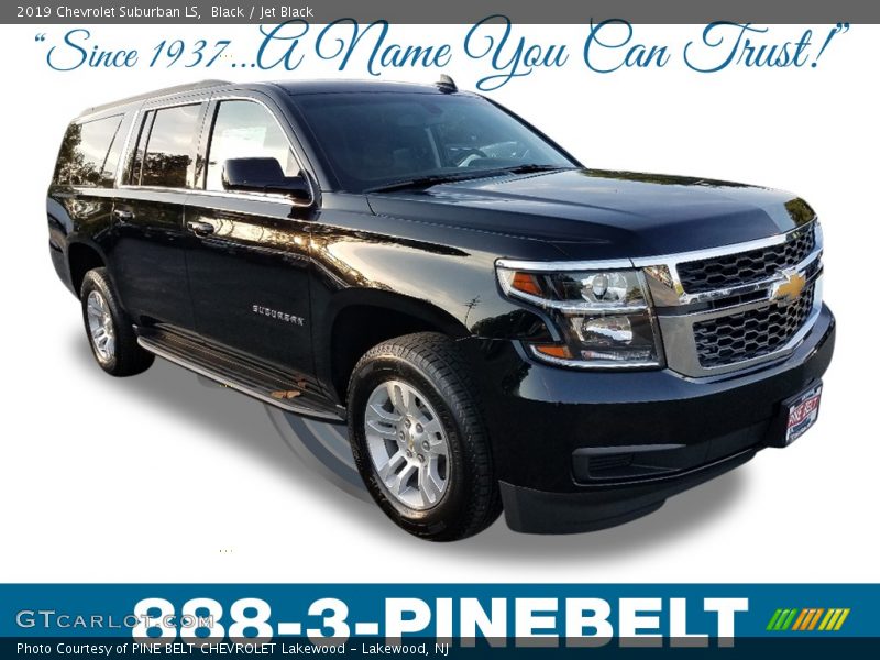 Black / Jet Black 2019 Chevrolet Suburban LS
