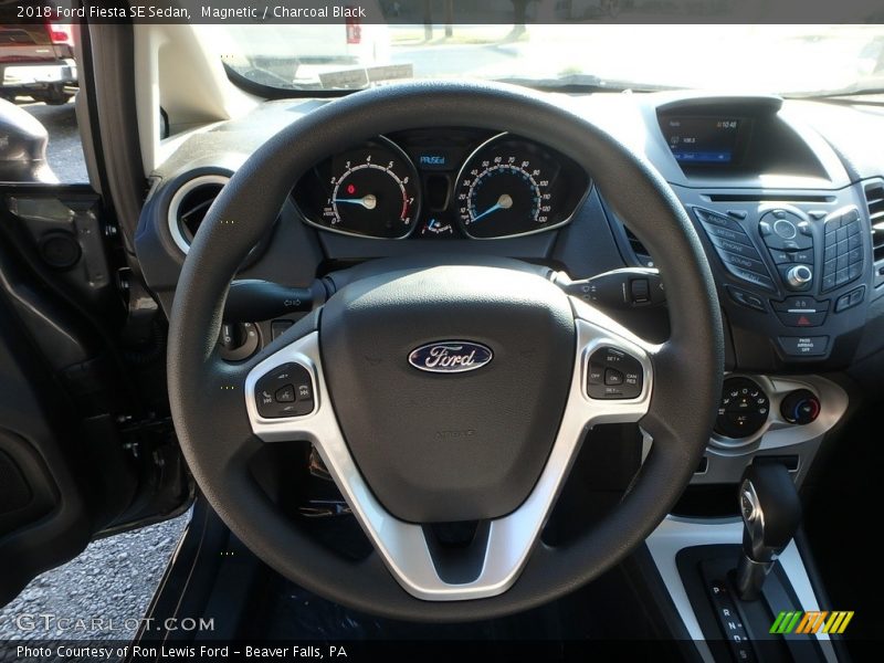 Magnetic / Charcoal Black 2018 Ford Fiesta SE Sedan