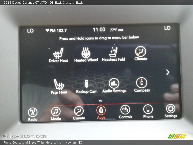 DB Black Crystal / Black 2018 Dodge Durango GT AWD