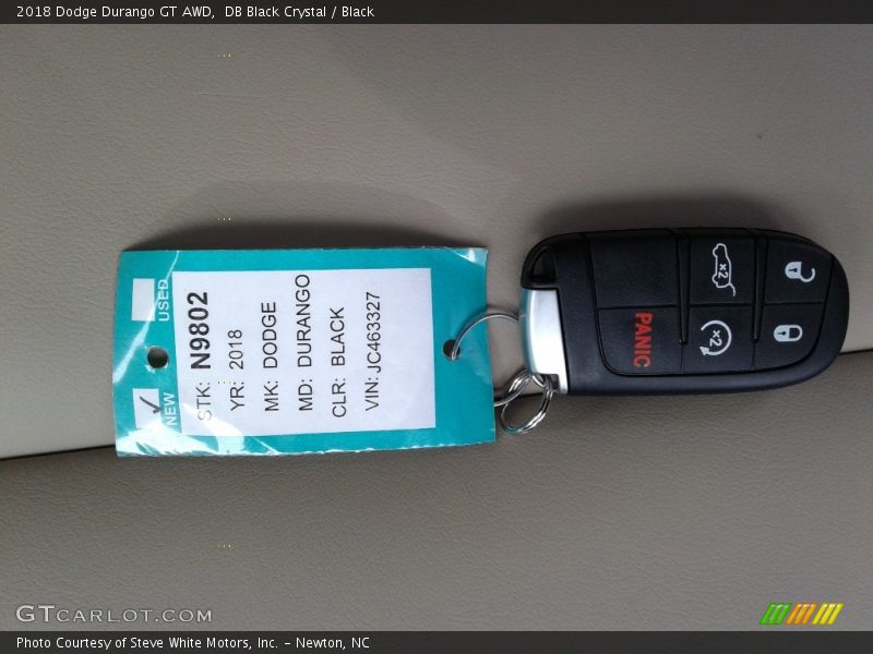DB Black Crystal / Black 2018 Dodge Durango GT AWD