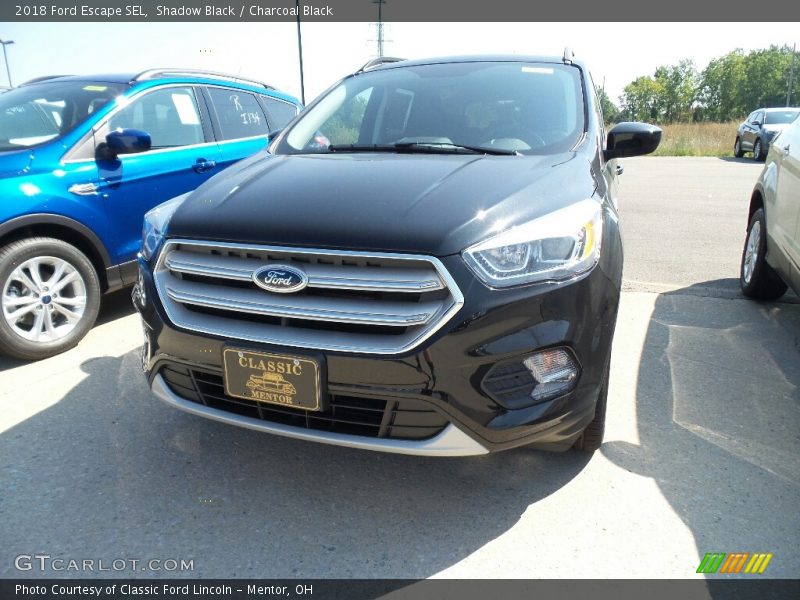 Shadow Black / Charcoal Black 2018 Ford Escape SEL