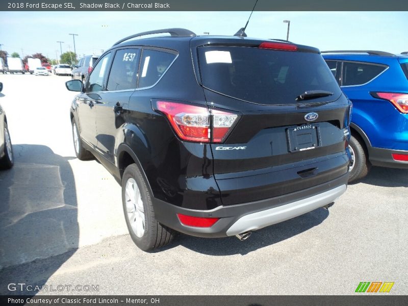 Shadow Black / Charcoal Black 2018 Ford Escape SEL