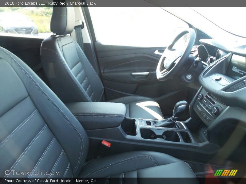 Ruby Red / Charcoal Black 2018 Ford Escape SEL