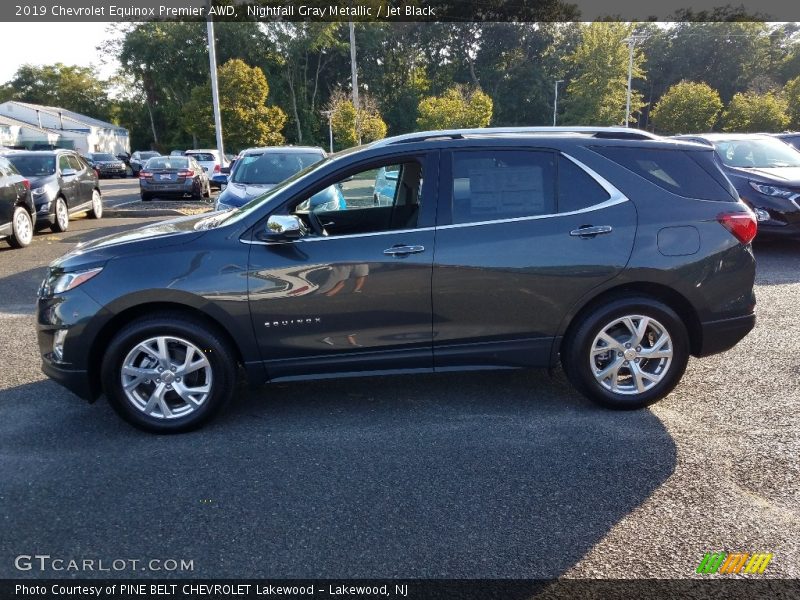 Nightfall Gray Metallic / Jet Black 2019 Chevrolet Equinox Premier AWD