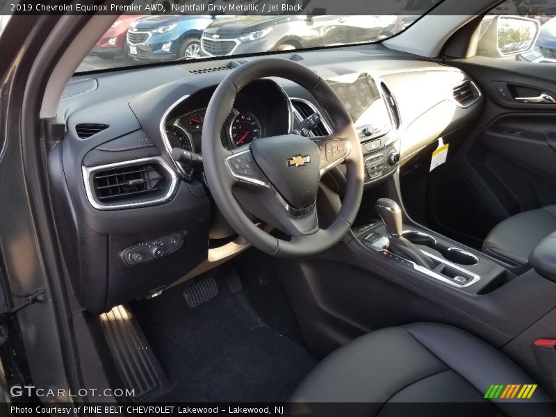 Nightfall Gray Metallic / Jet Black 2019 Chevrolet Equinox Premier AWD