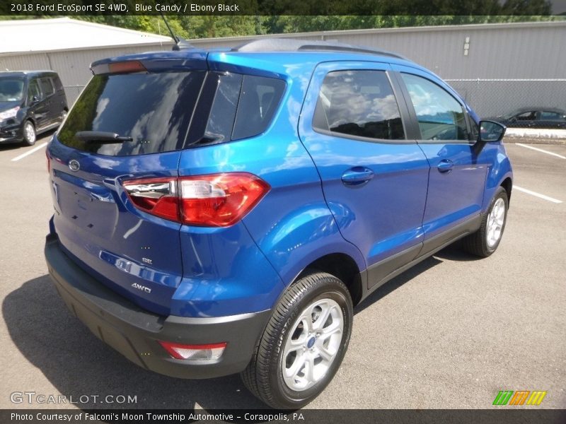 Blue Candy / Ebony Black 2018 Ford EcoSport SE 4WD