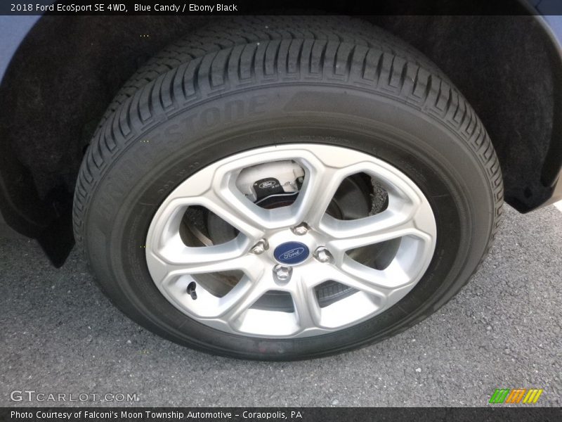 Blue Candy / Ebony Black 2018 Ford EcoSport SE 4WD