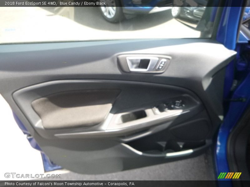 Blue Candy / Ebony Black 2018 Ford EcoSport SE 4WD