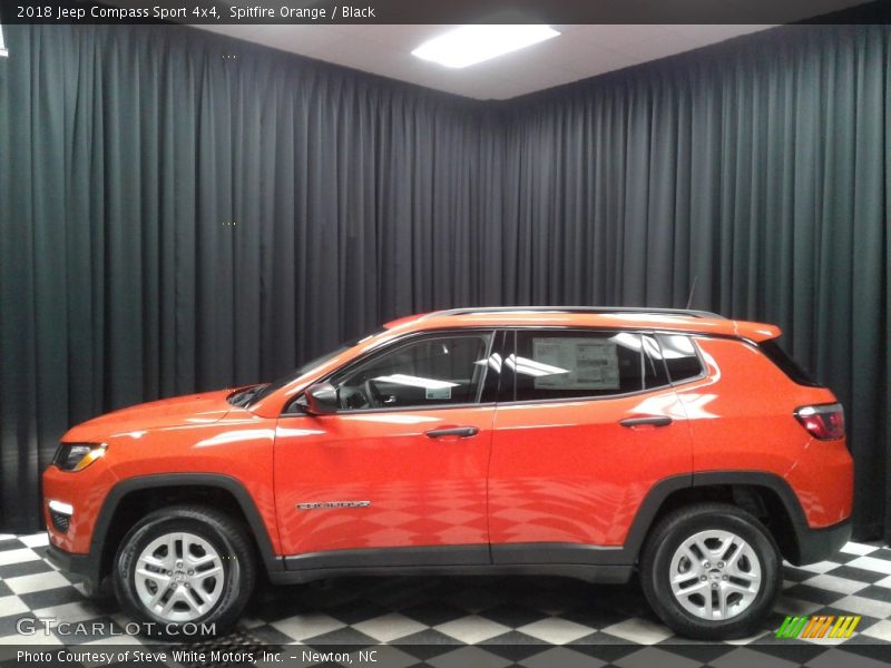 Spitfire Orange / Black 2018 Jeep Compass Sport 4x4