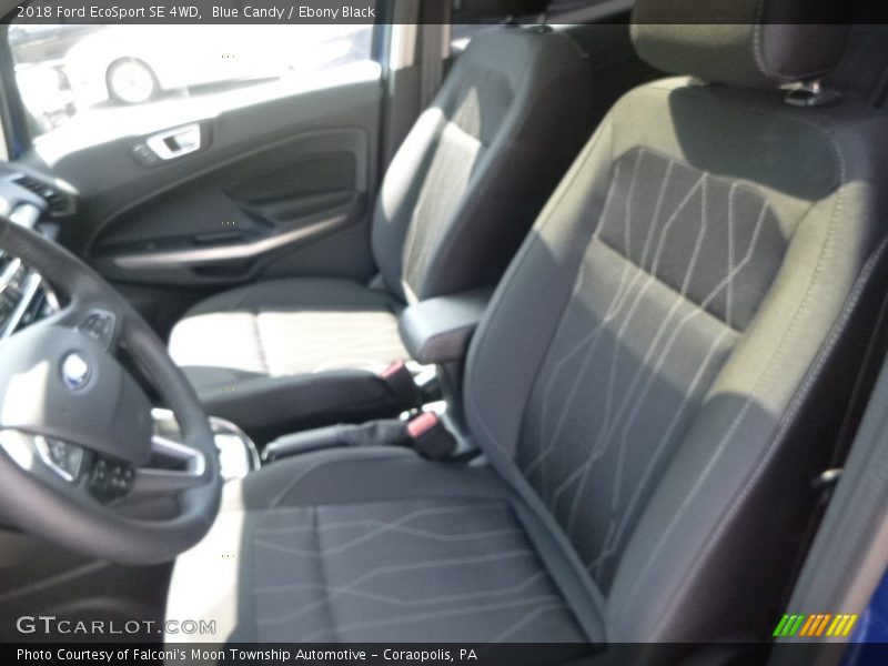 Blue Candy / Ebony Black 2018 Ford EcoSport SE 4WD