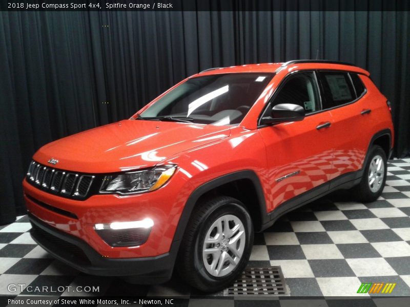 Spitfire Orange / Black 2018 Jeep Compass Sport 4x4