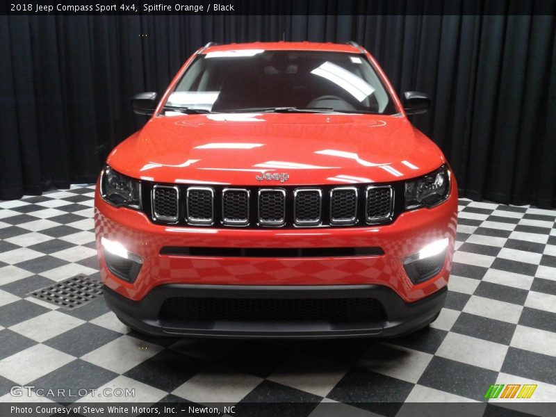 Spitfire Orange / Black 2018 Jeep Compass Sport 4x4