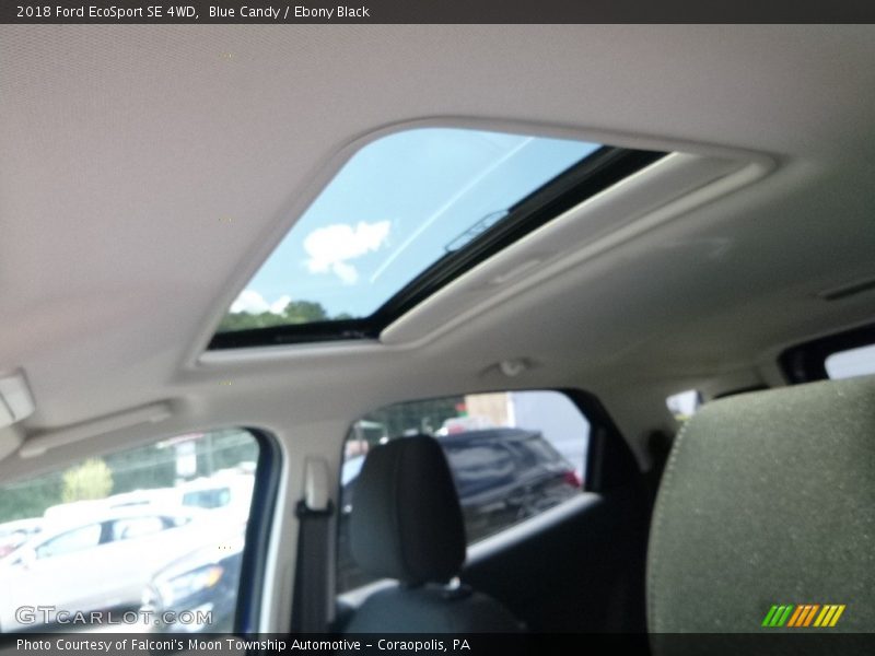 Blue Candy / Ebony Black 2018 Ford EcoSport SE 4WD
