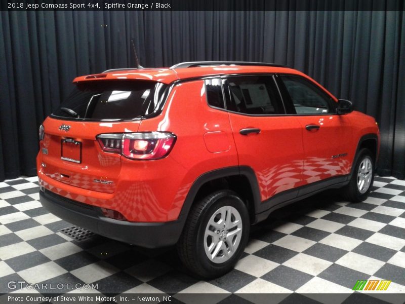 Spitfire Orange / Black 2018 Jeep Compass Sport 4x4