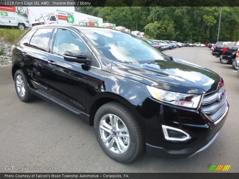 Shadow Black / Ebony 2018 Ford Edge SEL AWD