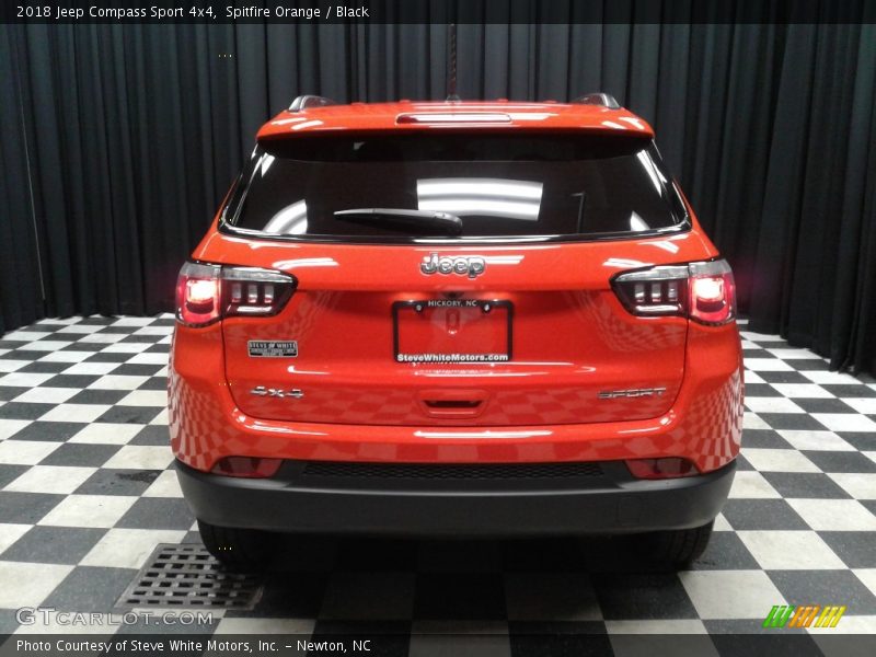 Spitfire Orange / Black 2018 Jeep Compass Sport 4x4