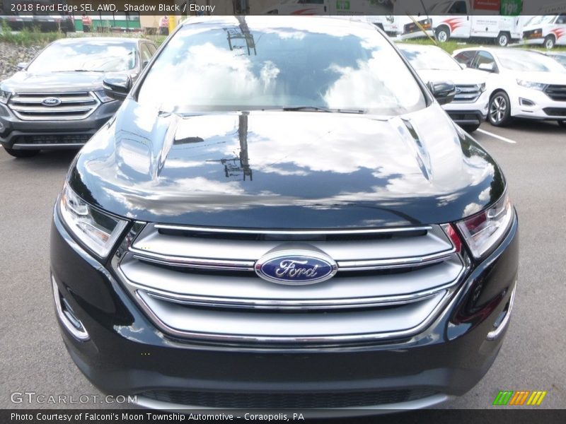 Shadow Black / Ebony 2018 Ford Edge SEL AWD