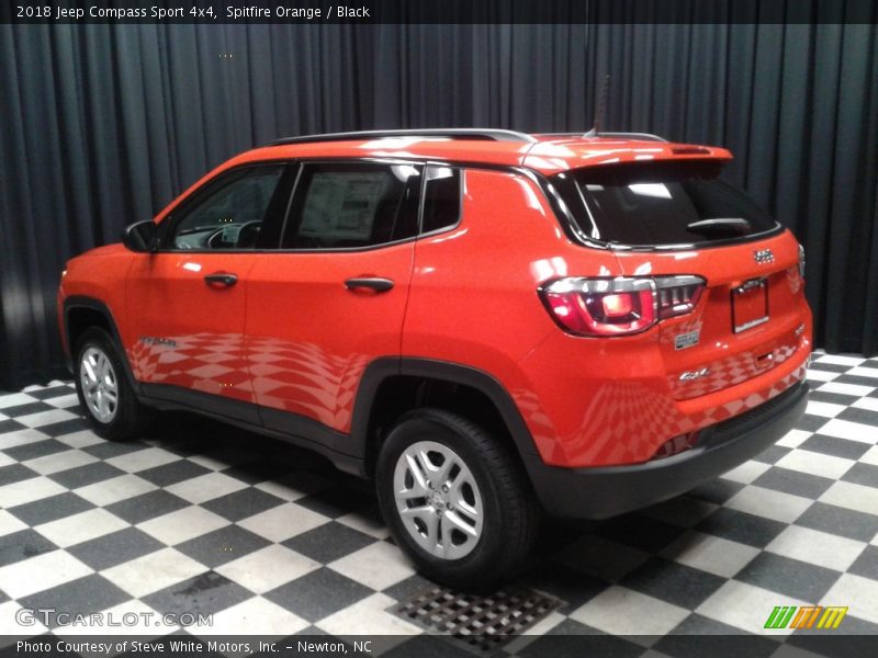 Spitfire Orange / Black 2018 Jeep Compass Sport 4x4