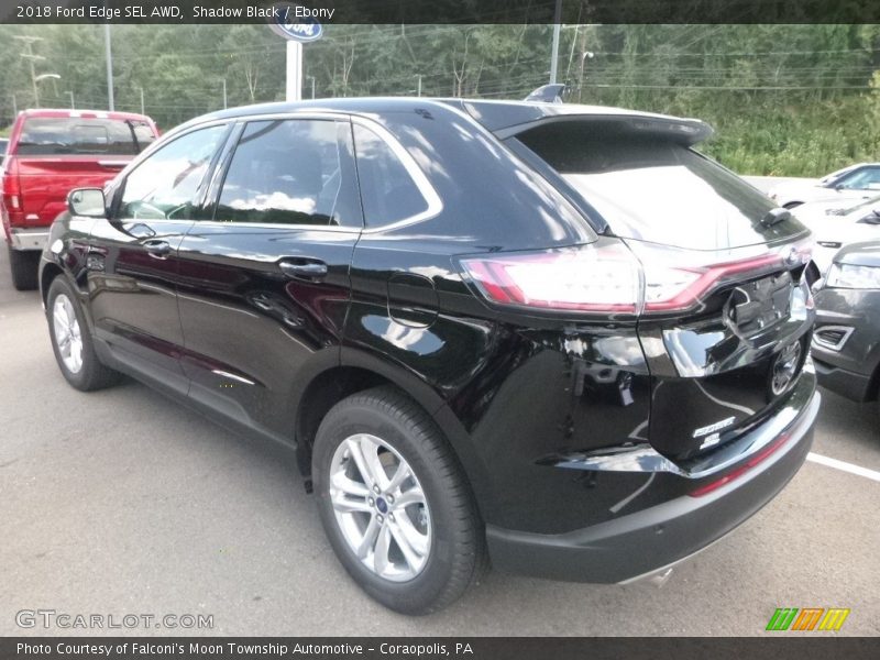 Shadow Black / Ebony 2018 Ford Edge SEL AWD