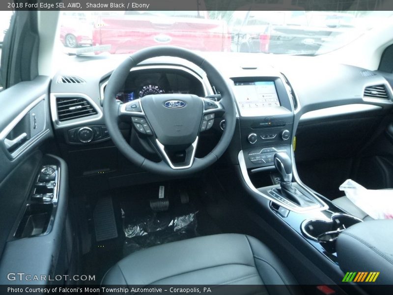 Shadow Black / Ebony 2018 Ford Edge SEL AWD