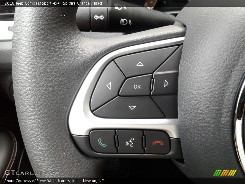 Spitfire Orange / Black 2018 Jeep Compass Sport 4x4