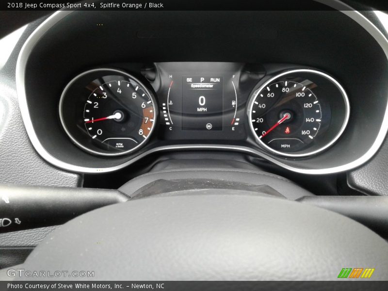Spitfire Orange / Black 2018 Jeep Compass Sport 4x4