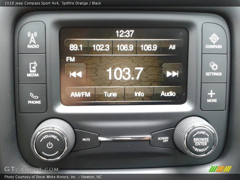 Spitfire Orange / Black 2018 Jeep Compass Sport 4x4