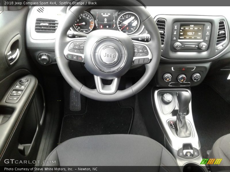 Spitfire Orange / Black 2018 Jeep Compass Sport 4x4
