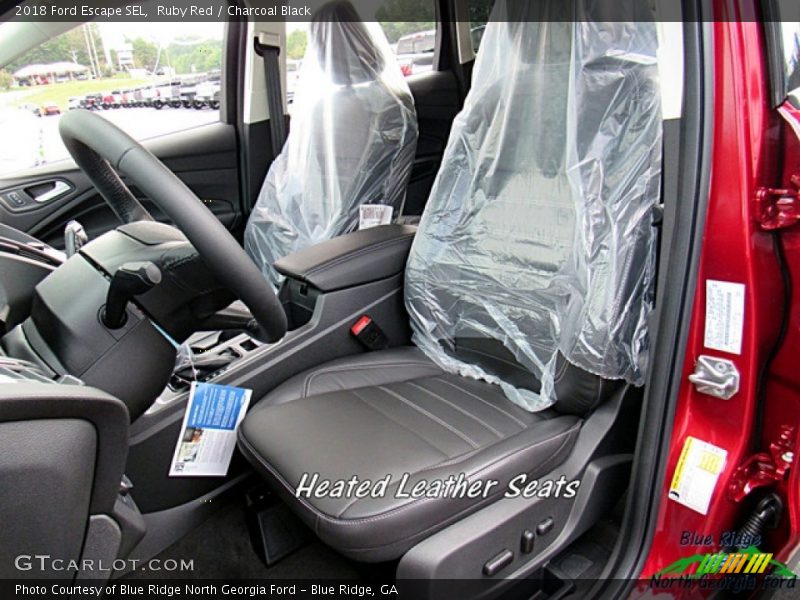 Ruby Red / Charcoal Black 2018 Ford Escape SEL