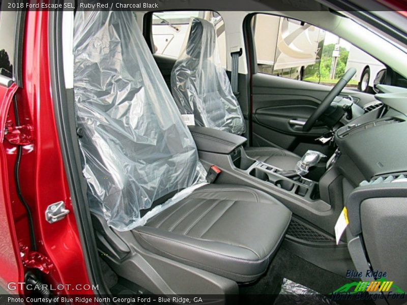 Ruby Red / Charcoal Black 2018 Ford Escape SEL